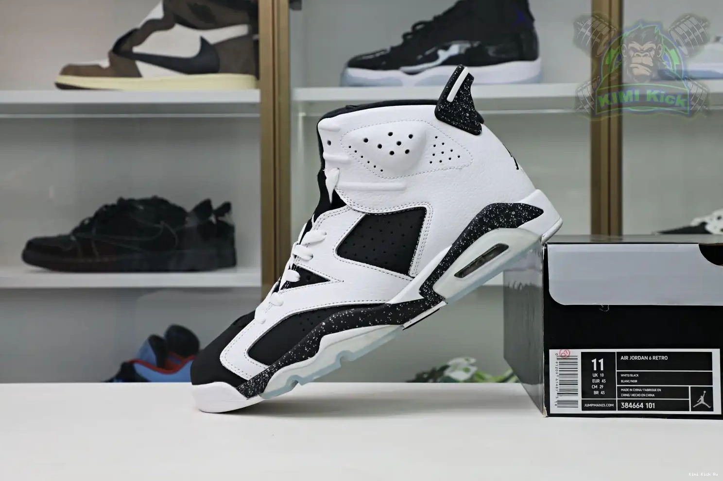 Kimikick Jordan Jordan Oreo Air Retro 6 0821